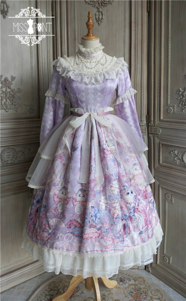 Miss Point ~ Elizabeth Meow ~ Daily Wear Lolita OP/JSK -Custom-tailor Available