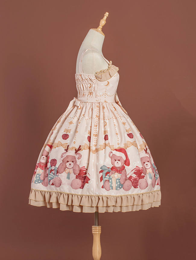 Gift Box Bear~ 2018 New Arrival Sweet Lolita Jumper