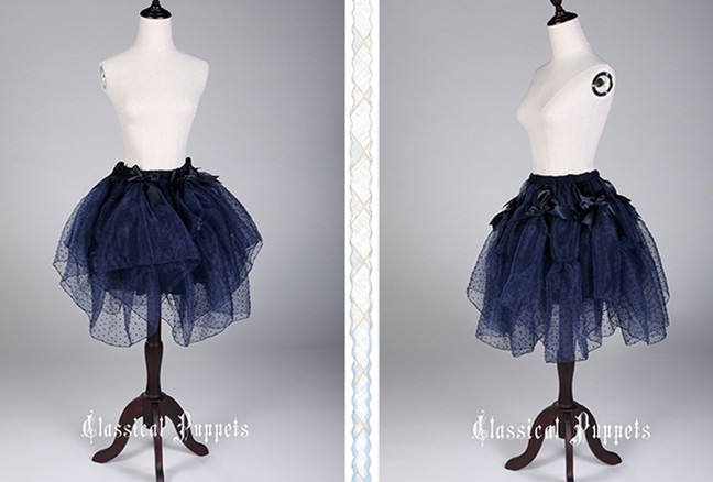 35-60cm Length Adjustable Daily Wear Lolita Petticoat -Multiple Uses - In Stock