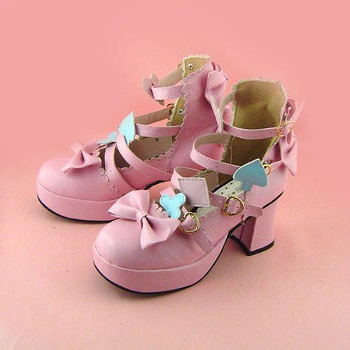 Pink Bow Lolita Girls Sandals