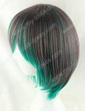 35cm Short Brown Green Lolita Wig