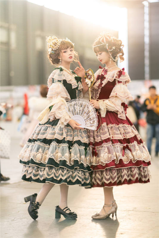 Miss Point ~Masked Ball Luxury Details Lolita OP Fullset