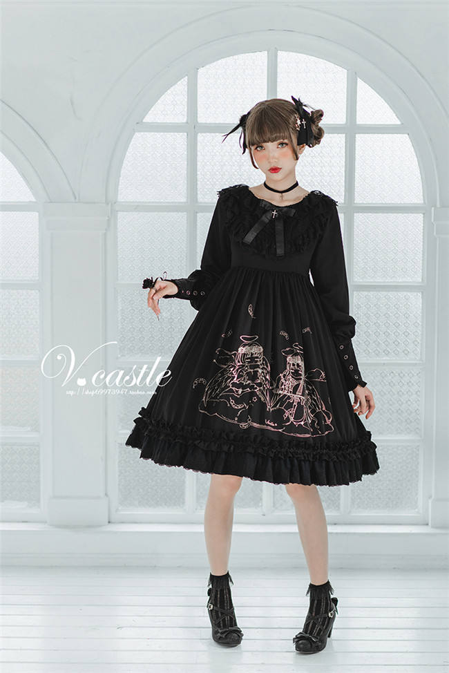 Little Angel~ Classic Lolita OP Dress -out