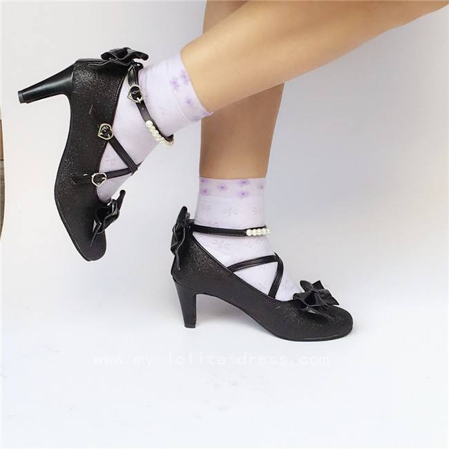Antaina Tea Party Glitter Lolita Shoes