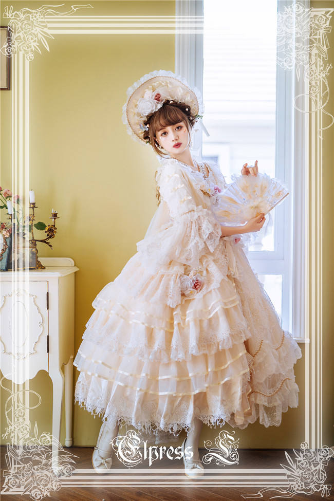 Elpress L ~Cloris Luxury Elegant Lolita OP Payment Plan Available - In Stock