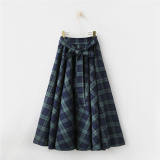 Vintage Elegant Slim Gingham OP/skirt