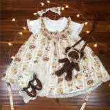 Sweet Baby Doll Style Lolita Jumper Dress - out