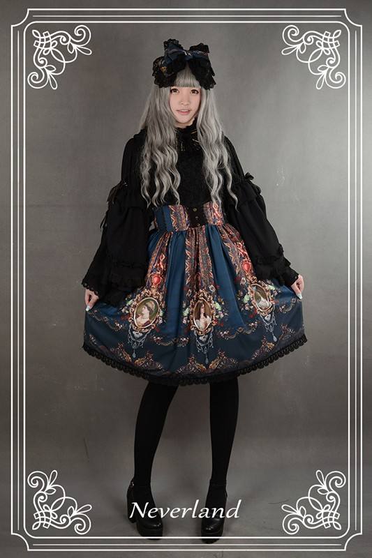 Neverland Lolita ~Ode to Rococo~ Lolita Skirt