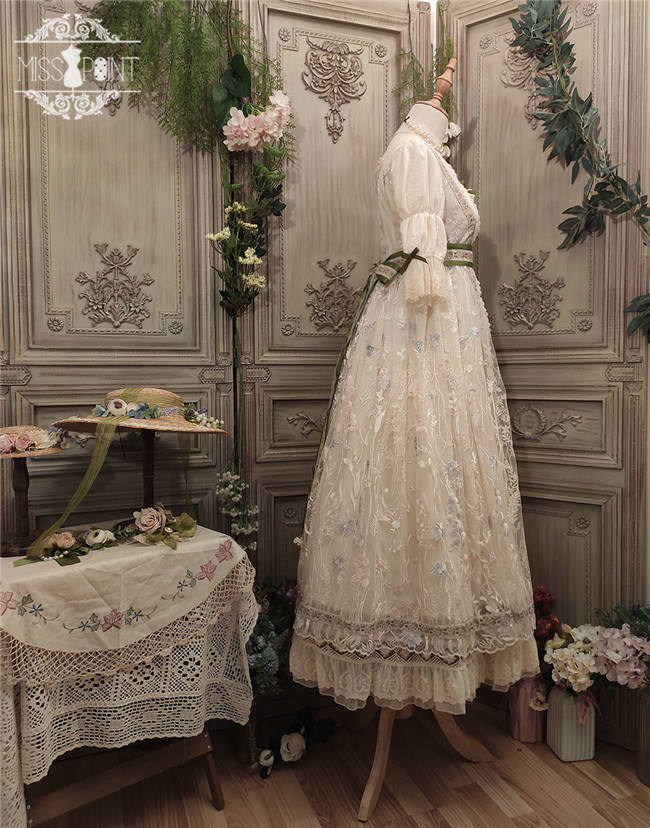 Miss Point ~ Salley Garden Empire Embroidery Lolita OP SP - Custom Tailor