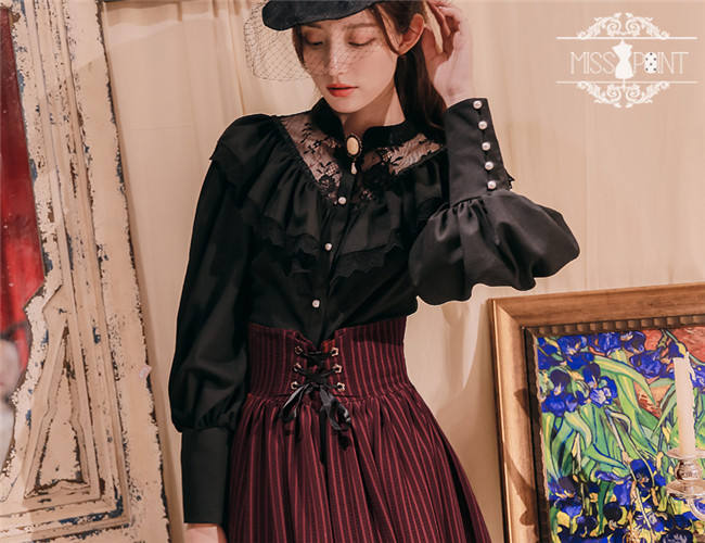 Alpine Maiden~ Vintage Lolita High Waist Skirt -Pre-order
