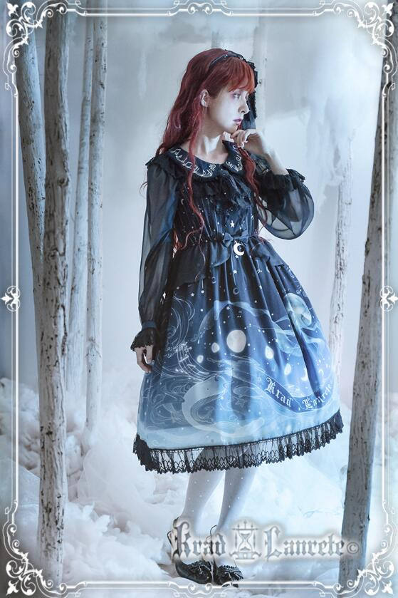Lost in Sea Blue~ Lolita OP/JSK Short Version/Long Version -Pre-order Closed