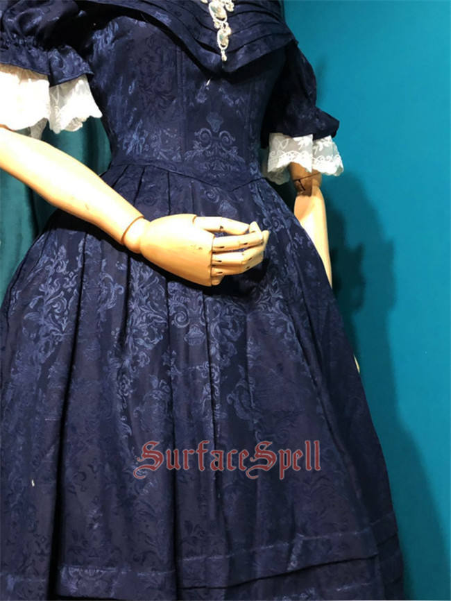 Surface Spell ~ The Duchess*Rococo~ Elegant Jacquard Lolita OP - Custom Tailor Available