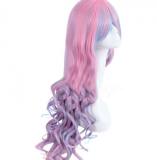Sweet Pink Blue 70cm Long Curls Lolita Wig