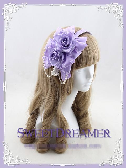 Sweet Dreamer Sweet Flower Cla Lolita Headbow