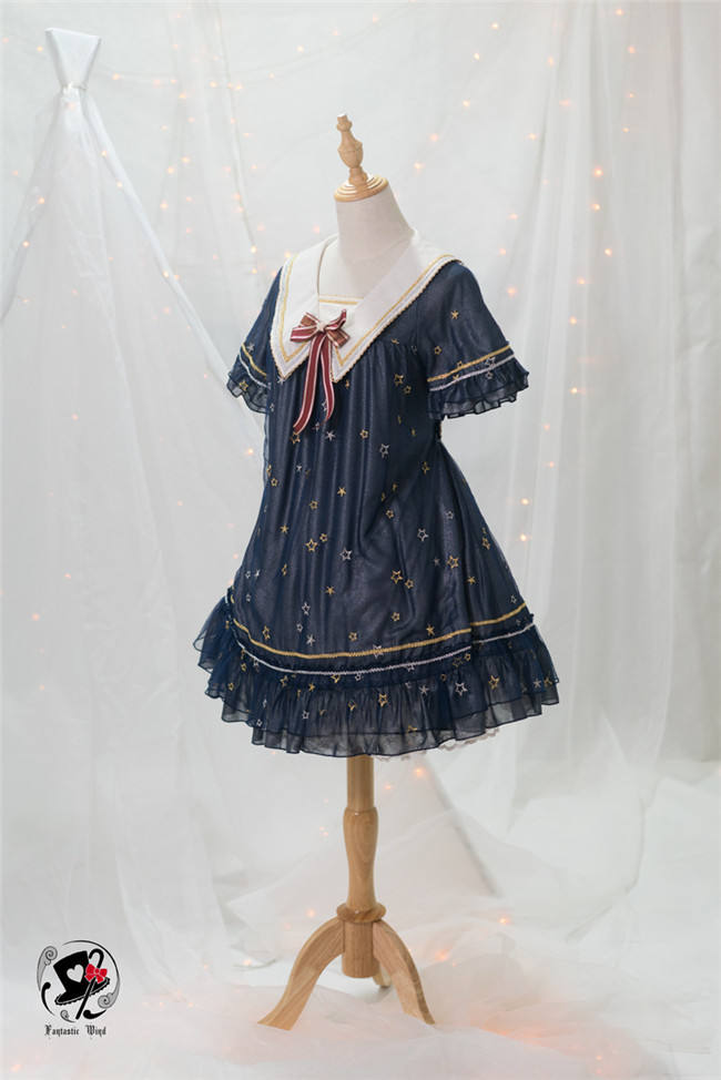 Planetesimals~ Summer Embroidery Lolita OP Dress -Pre-order Closed