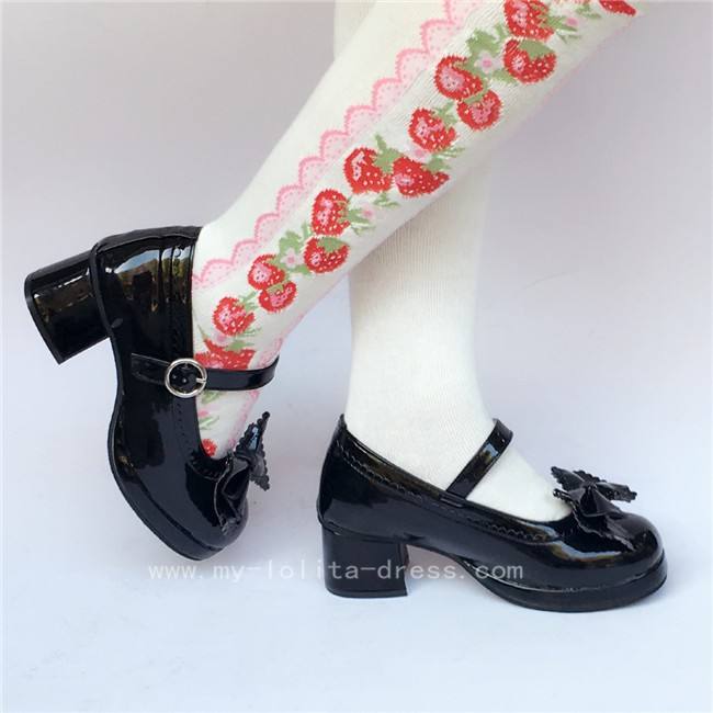 Classic Bow Lolita Shoes