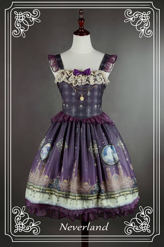 Neverland Lolita ~Arabian Nights~ High Waist Lolita JSK with Pendant