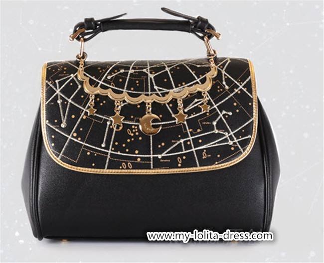 Mu-fish Constellation Prints Lolita Handbag/Shoulder Bag