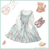 Little Dipper Honeypot Panda~ Sweet  Lolita OP Dress -out
