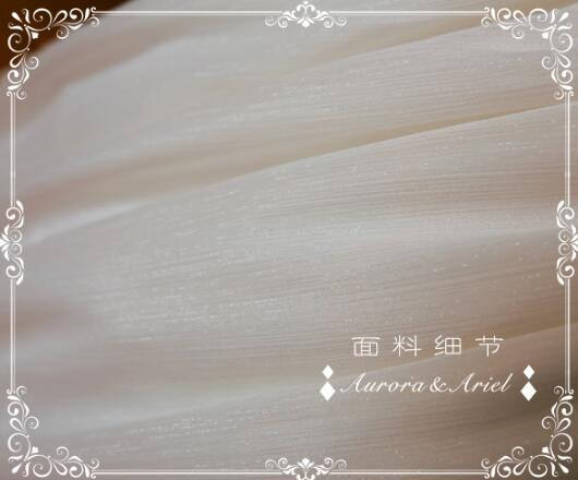 Gold Silk Chiffon Elegant Lolita Skirt/Petticoat 68cm/85cm