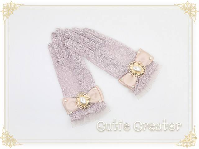 Sweet Dreamer Pearl Lace Lolita Gloves