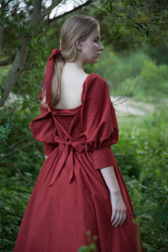 Gem Manor ~Elegant Vintage Lolita OP -Apricot L Size In Stock