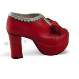High Heels Bow Lolita Shoes -Clearance