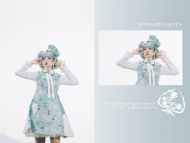 Weird Alice~ Lolita Printed JSK -Custom-tailor Pre-order  Closed