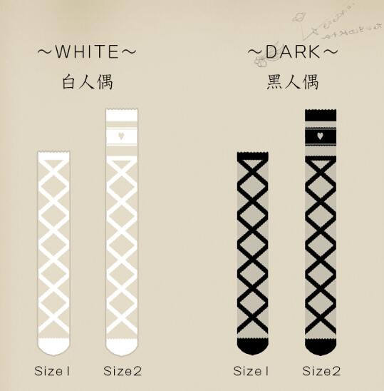 Yidhra Ribbon Doll Lolita Above Knee Socks