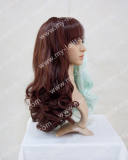 Ponytail Chocolate Mint Middle Divided Lolita Wig chocolate/mint- In Stock