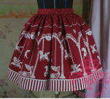 (Replica)Sweet Dream of Lolita Merry-Go-Around Skirt Coffee Average Size-Free Shipping
