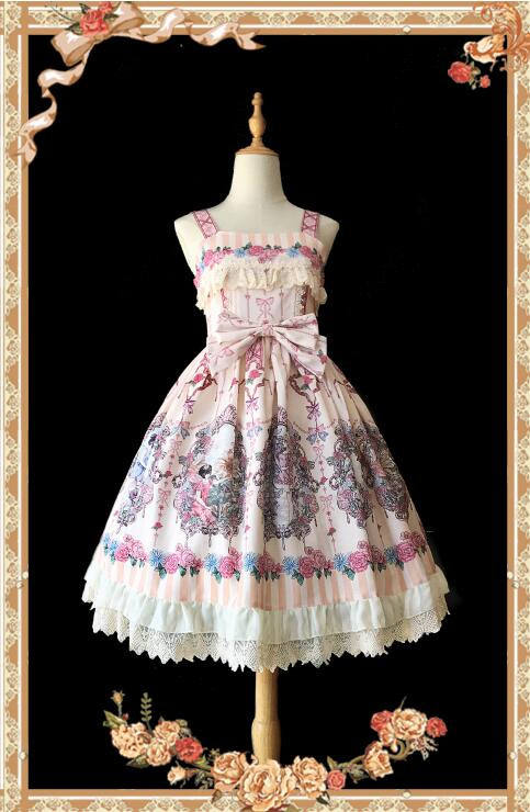 Flower Fairy~ Sweet Lolita JSK + Headbow - In Stock