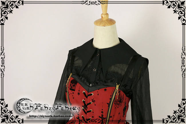 Fanzy Fantasy ~Cat Halloween Lolita Blouse -Ready Made