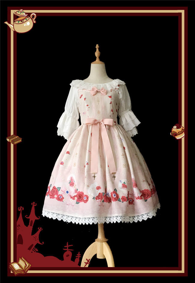 Cross Rose Popsicle~ Sweet Lolita JSK -OUT