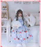 Puppet Alice Sweet Printed Lolita JSK-Ready Made