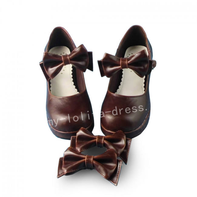 Sweet Chocolate Lolita Heels Shoes