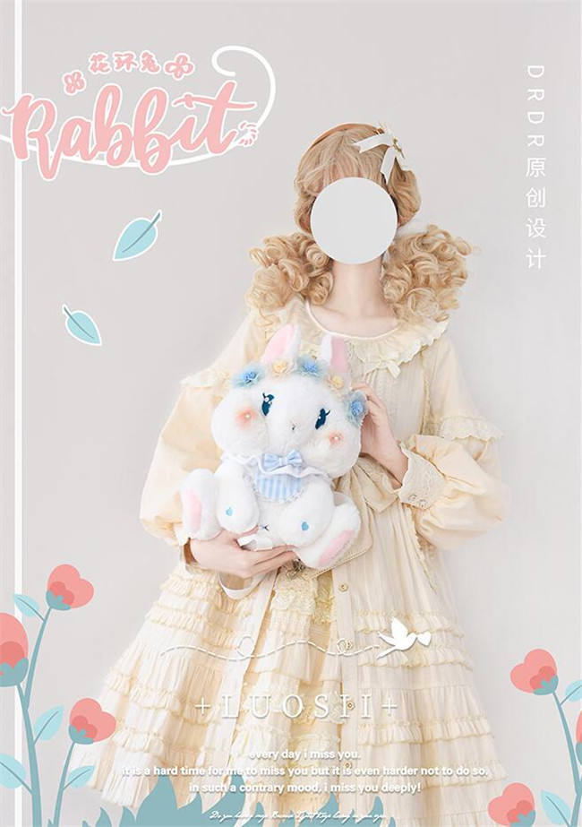 Garland Rabbits Sweet Lolita Bag -2 Ways -Ready MADE