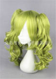 Tender Green Lolita Wig with Two Ponytails off
