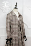 Prague~ Vintage Gingham Lolita Vest+Skirt+Suit Coat Set -OUT
