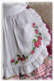 Infanta ~The Strawberry Kitchen Maid~ Lolita Embroidery Apron-OUT