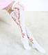 Japanese Peony Prints Above Knees Sweet Lolita Socks