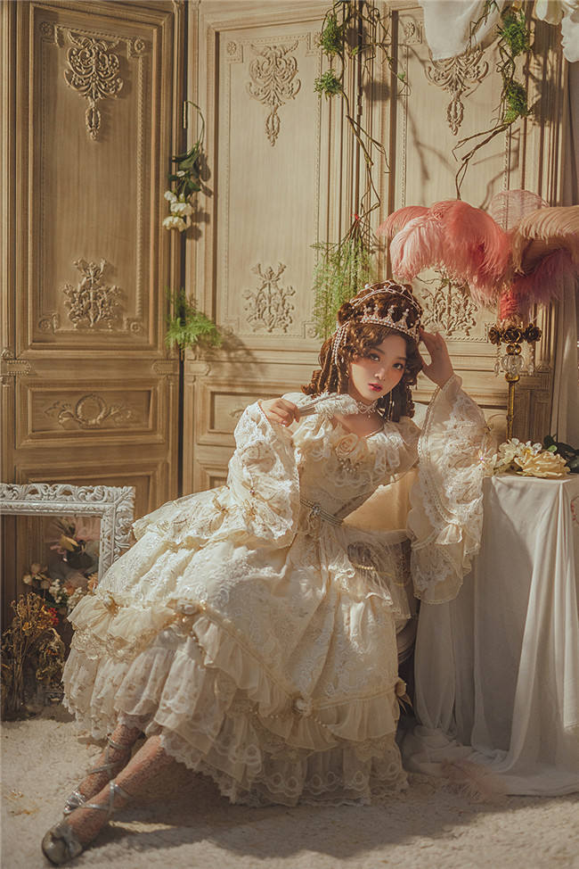 Miss Point ~Ode to the Dawn~ Embroidery Elegant Lolita OP