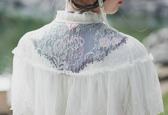 Hole Fairy Guide~ Qi Lolita OP Dress -Ready Made