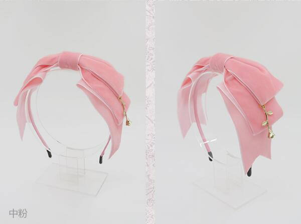 The Little Prince's Rose- Velvet Lolita Headbow -11 Colors
