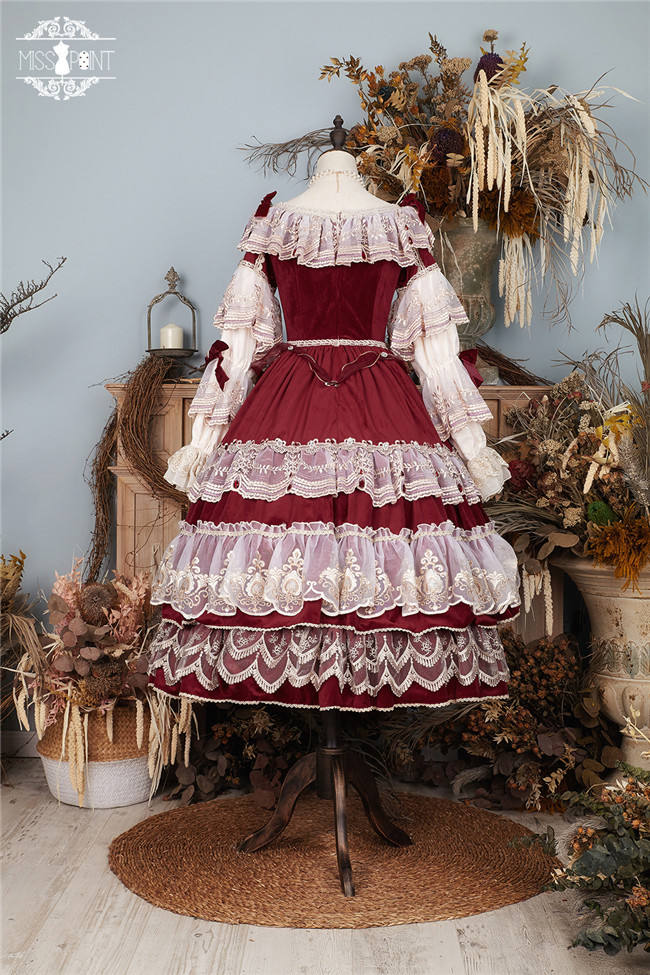 Miss Point ~Masked Ball Luxury Details Lolita OP Fullset