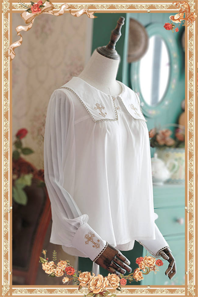 The Bell From Paradise~ Lolita Printed JSK+Headbow -Ready Made