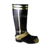 Gothic Black and Golden Boots