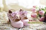 Replica Sweet Ribbons Lolita Heels Shoes with Removable Bows