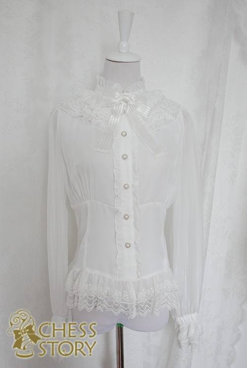 Chess Story Doll Theater Long Sleeves Lolita Blouse