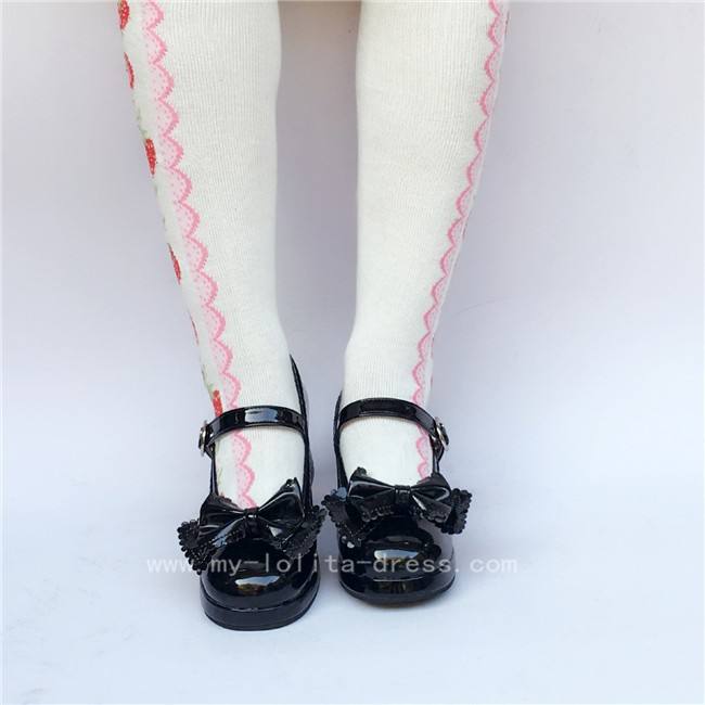 Classic Bow Lolita Shoes